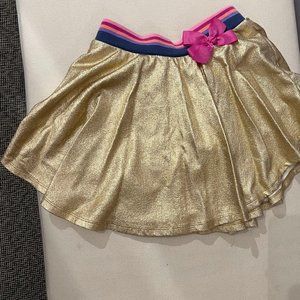 Jojo Siwa Skirt rainbow and gold